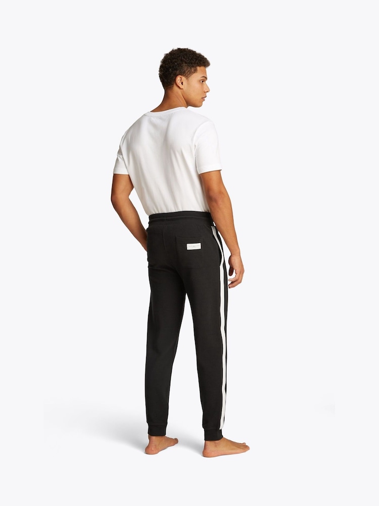 Tommy Hilfiger Black Black 100% Cotton Joggers - Image 2 of 9