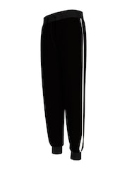 Tommy Hilfiger Black Black 100% Cotton Joggers - Image 7 of 9