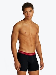 Tommy Hilfiger Red Tommy Hilfiger Blue Signature Essential Trunks 3 Pack - Image 1 of 7