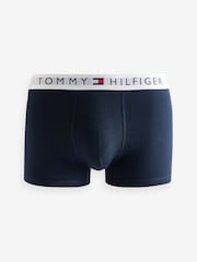 Tommy Hilfiger Blue Chrome Blue Waistband Trunks 3 Pack - Image 11 of 11