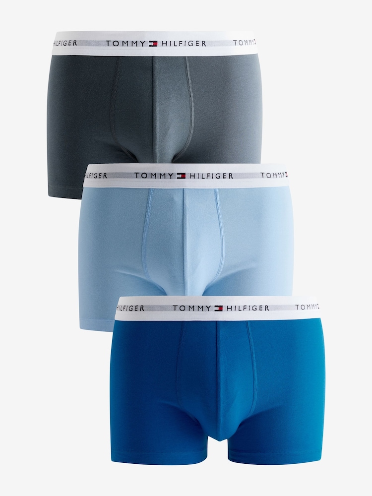 أزرق - أزرق ـ حزمة 3 سراويل داخلية من الأساسيات تشكيلة Signature من Tommy Hilfiger - صورة 1 من 11 أزرق - أزرق ـ حزمة 3 سراويل داخلية من الأساسيات تشكيلة Signature من Tommy Hilfiger - صورة 1 من 11