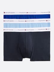 Tommy Hilfiger Blue Tommy Hilfiger Blue Signature Essential Trunks 3 Pack - Image 8 of 11
