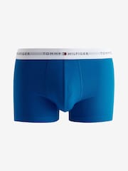 Tommy Hilfiger Blue Tommy Hilfiger Blue Signature Essential Trunks 3 Pack - Image 9 of 11