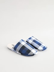 Tommy Hilfiger Blue Long Sleeved Pyjamas And Fluffy Slippers Set - Image 4 of 5
