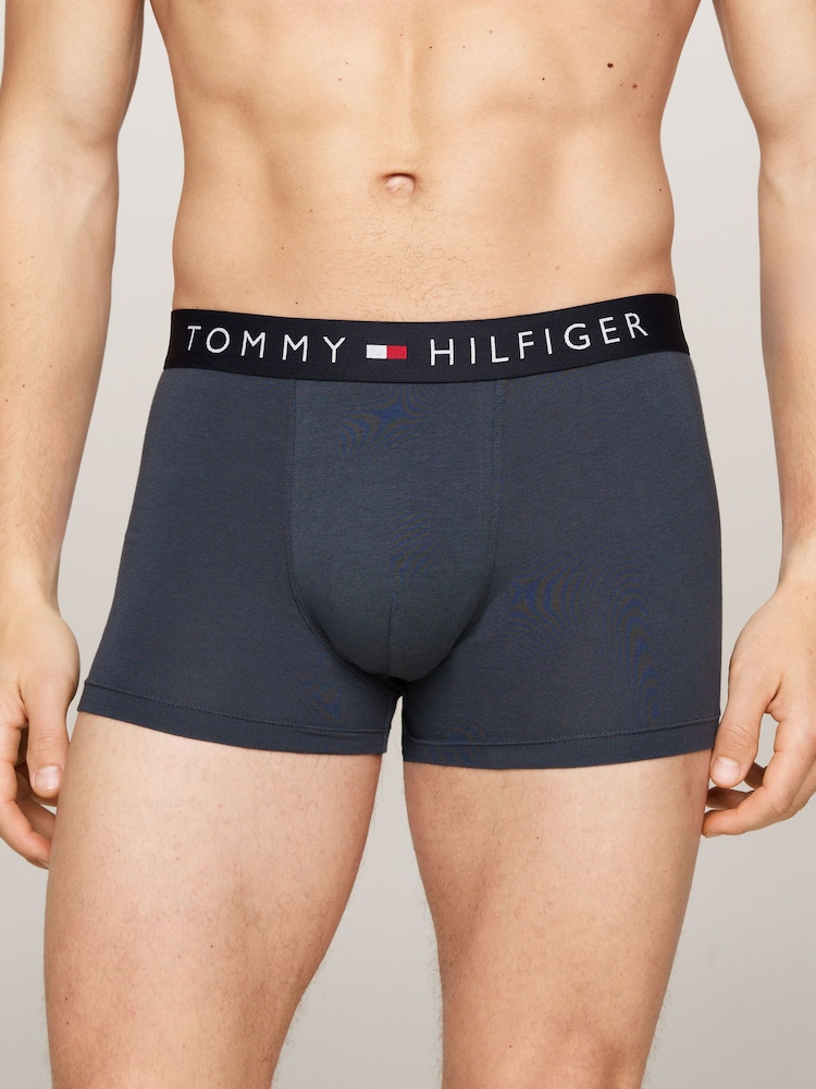 Tommy Hilfiger Blue Trunks 3 Pack - Image 2 of 6
