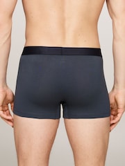 Tommy Hilfiger Blue Trunks 3 Pack - Image 4 of 6