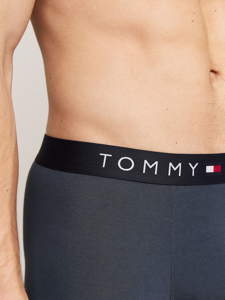 Tommy Hilfiger Blue Trunks 3 Pack - Image 6 of 6