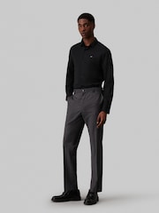 Calvin Klein Black Slim Fit Poplin Stretch Shirt - Image 3 of 5