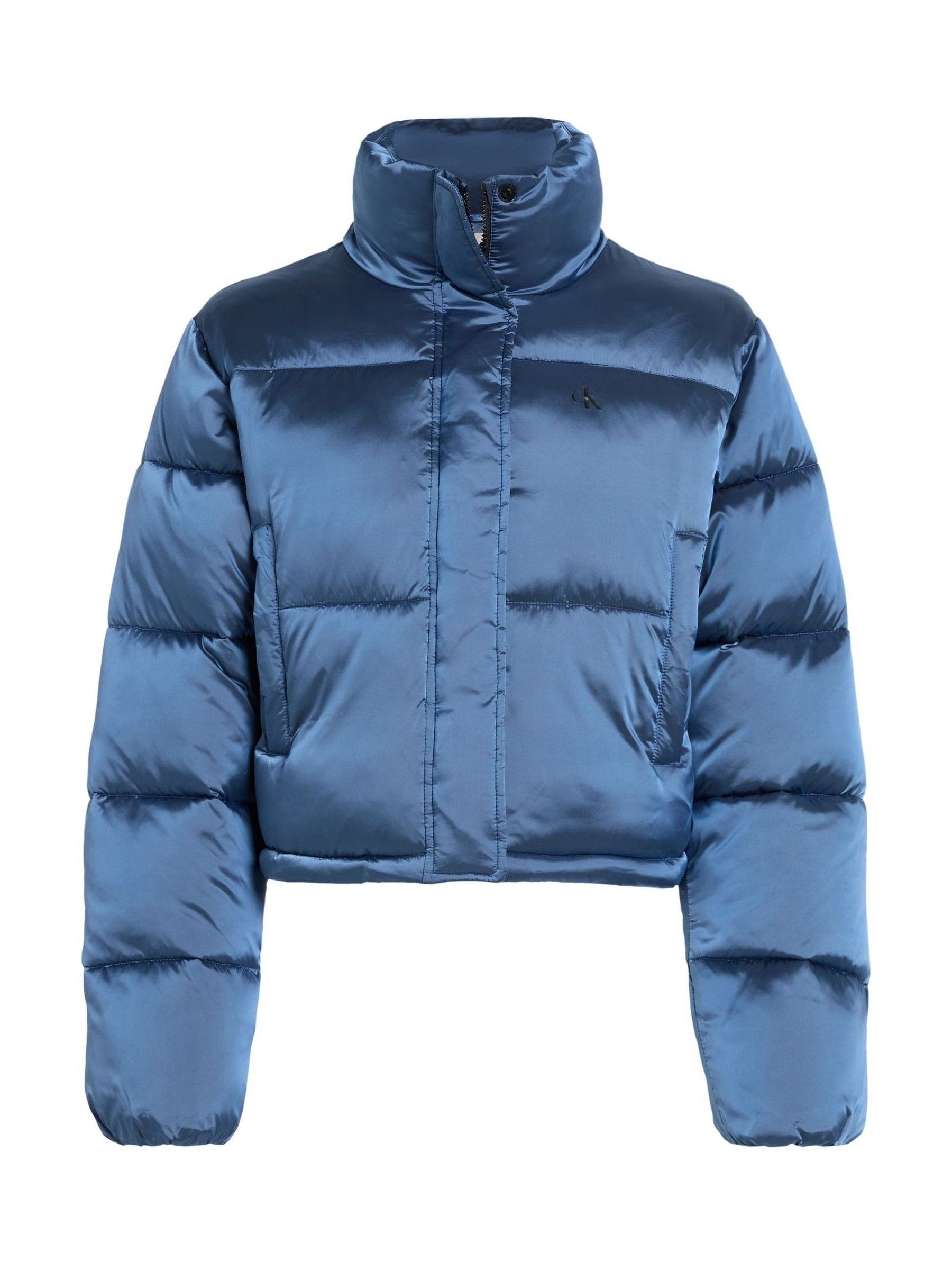 Calvin klein cropped puffer coat online