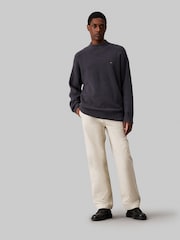 Calvin Klein Natural Washed Straight Chino Trousers - Image 2 of 4