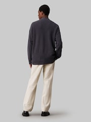 Calvin Klein Natural Washed Straight Chino Trousers - Image 3 of 4
