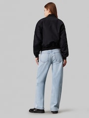 Calvin Klein Black Nylon Bomber Jacket - Image 2 of 5