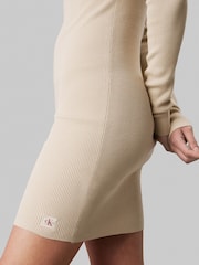 فستان بتصميم سترة منسوج من Calvin Klein - صورة 4 من 4