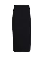 Calvin Klein Black Soft Crepe Midi Pencil Skirt - Image 5 of 5
