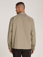 Calvin Klein Natural Button Down Overshirt - Image 3 of 6