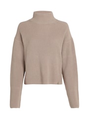 Jersey de cuello vuelto con etiqueta tejida de Calvin Klein - Imagen 4 de 6