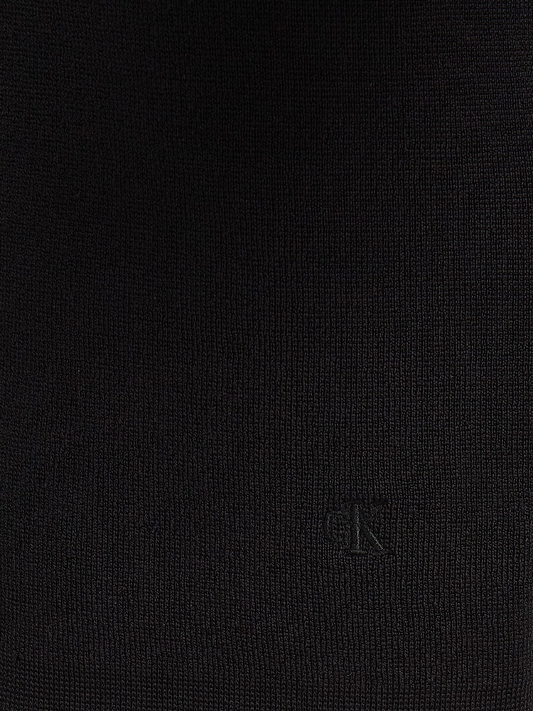 Calvin Klein Black Sculpted Long-Sleeved Sweater Dress - Image 5 of 5