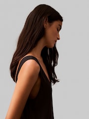 Calvin Klein Black Slip Dress - Image 6 of 6