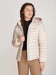 Calvin Klein Grey Padded Smocking Jacket - Image 1 of 7