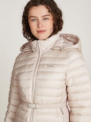 Calvin Klein Grey Padded Smocking Jacket - Image 4 of 7