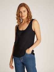 Calvin Klein, ärmelloses Tanktop aus Twill - Bild 3 von 6