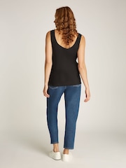 Calvin Klein, ärmelloses Tanktop aus Twill - Bild 4 von 6