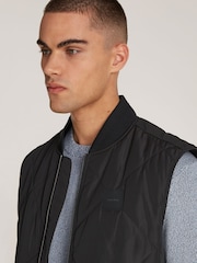 Calvin Klein Black Diamond Quilt Gilet - Image 3 of 6