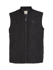 Calvin Klein Black Diamond Quilt Gilet - Image 4 of 6