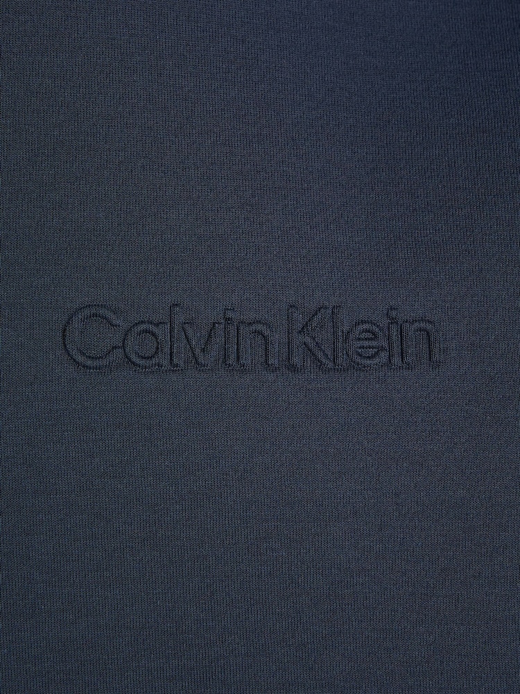 Calvin Klein Blue Spacer Embossed Logo Sweatshirt - Image 6 of 6