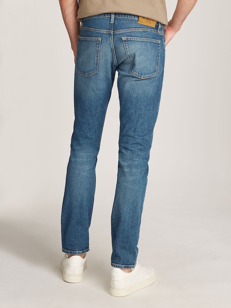 Calvin Klein Blue Slim Fit Jeans - Image 2 of 6