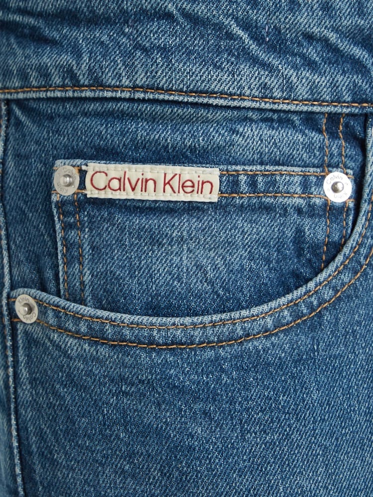 Calvin Klein Blue Slim Fit Jeans - Image 6 of 6