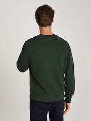 Calvin Klein Blue Embroidered Logo Sweatshirt - Image 2 of 6