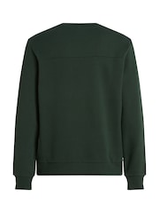 Calvin Klein Blue Embroidered Logo Sweatshirt - Image 5 of 6