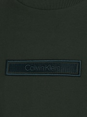 Calvin Klein Blue Embroidered Logo Sweatshirt - Image 6 of 6
