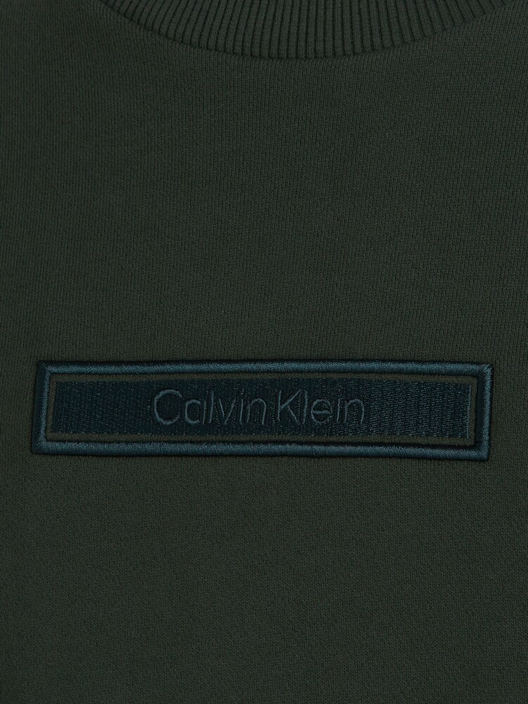 Calvin Klein Blue Embroidered Logo Sweatshirt - Image 6 of 6 Calvin Klein Blue Embroidered Logo Sweatshirt - Image 6 of 6