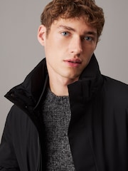 Calvin Klein Black Mid Length Technical Puffer Jacket - Image 4 of 5