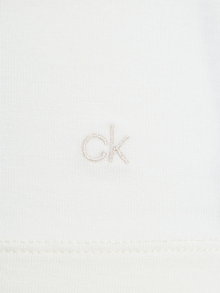 Calvin Klein Natural Slim Fit Stretch 1/2 Mock Neck Top - Image 7 of 7