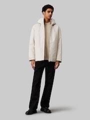 Calvin Klein Natural Technical Short Parka Jacket - Image 2 of 4
