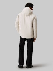Calvin Klein Natural Technical Short Parka Jacket - Image 3 of 4