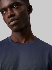 Calvin Klein Aqua Blue Liquid Touch T-Shirt - Image 3 of 4