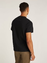 Calvin Klein Black Embossed Logo T-Shirt - Image 2 of 6