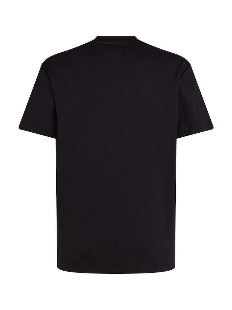 Calvin Klein Black Embossed Logo T-Shirt - Image 6 of 6