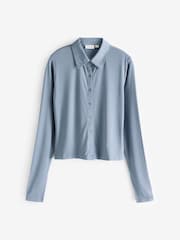 Calvin Klein Blue Long Sleeved Shirt - Image 1 of 4
