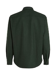 Calvin Klein Green Wool Blend Overshirt - Image 2 of 6