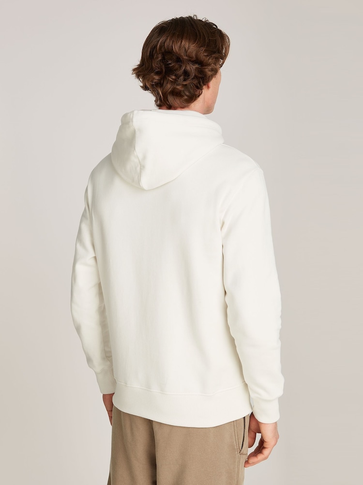 Calvin Klein White Chenille Hoodie - Image 2 of 6
