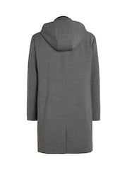 Calvin Klein Grey Technical Wool Coat - Image 5 of 6