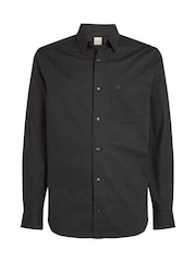 Calvin Klein Grey Flannel Solid Shirt - Image 4 of 6