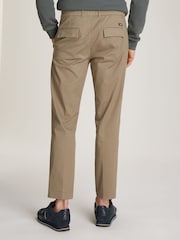 Calvin Klein Natural Modern Twill Tapered Pleat Trousers - Image 2 of 6