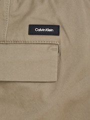 Calvin Klein Natural Modern Twill Tapered Pleat Trousers - Image 6 of 6