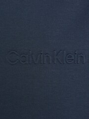 Calvin Klein Blue Embossed Logo T-Shirt - Image 6 of 6